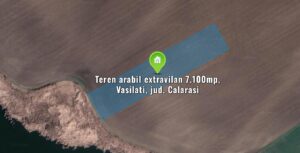Teren arabil extravilan 7.100mp, Vasilati, jud. Calarasi