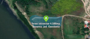 Teren intravilan 4.588mp, Dunarea, jud. Constanta