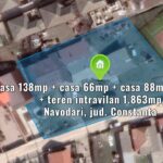 Casa 138mp + casa 66mp + casa 88mp + anexe + teren intravilan 1.863mp, Navodari, jud. Constanta
