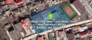 Casa 138mp + casa 66mp + casa 88mp + anexe + teren intravilan 1.863mp, Navodari, jud. Constanta