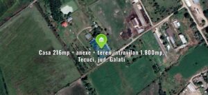 Casa 216mp + anexe + teren intravilan 1.800mp, Tecuci, jud. Galati
