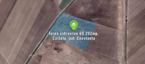 Teren extravilan 69.292mp, Castelu, jud. Constanta