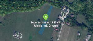 Teren intravilan 1.983mp, Valcele, jud. Covasna