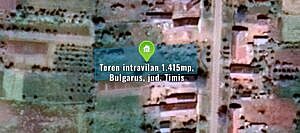 Teren intravilan 1.415mp, Bulgarus, jud. Timis