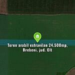 Teren arabil extravilan 24.500mp, Brebeni, jud. Olt