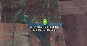 Teren extravilan 19.500mp, Priponesti, jud. Galati