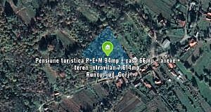 Pensiune turistica P+E+M 94mp + casa 66mp + anexe + teren intravilan 7.614mp, Runcu, jud. Gorj