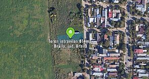 Teren intravilan 814mp, Braila, jud. Braila