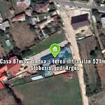 Casa 87mp + anexa + teren intravilan 521mp, Slobozia, jud. Arges