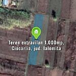 Teren extravilan 1.000mp, Ciocarlia, jud. Ialomita