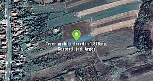 Teren arabil intravilan 1.878mp, Costesti, jud. Arges