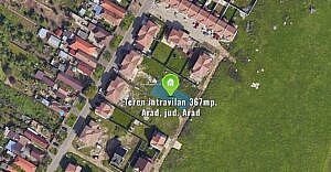 Teren intravilan 367mp, Arad, jud. Arad