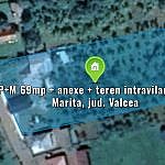 Casa D+P+M 69mp + anexe + teren intravilan 4.020,12mp, Marita, jud. Valcea