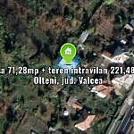 Casa 71,28mp + teren intravilan 221,48mp, Olteni, jud. Valcea