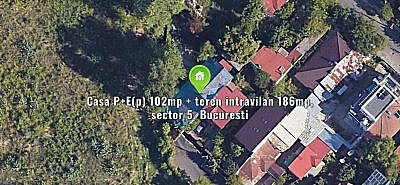 Casa P+E(p) 102mp + teren intravilan 186mp, sector 5, Bucuresti