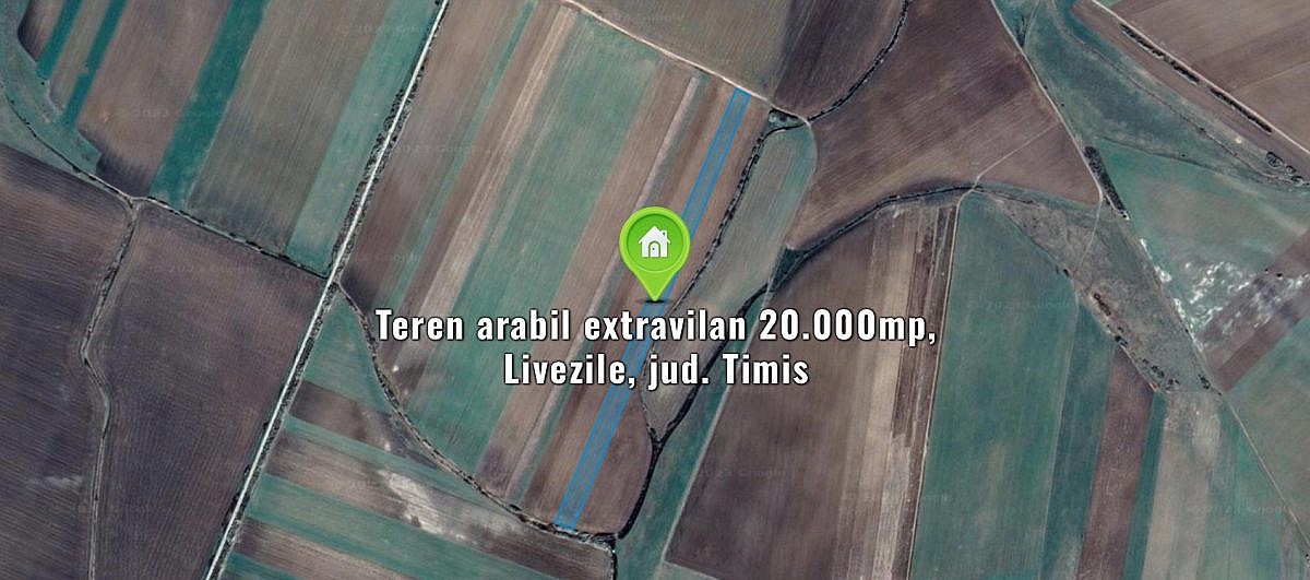 Teren arabil extravilan 20.000mp, Livezile, jud. Timis