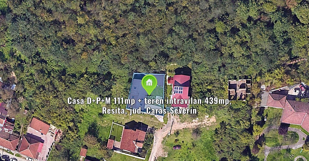 Casa D+P+M 111mp + teren intravilan 439mp, Resita, jud. Caras-Severin
