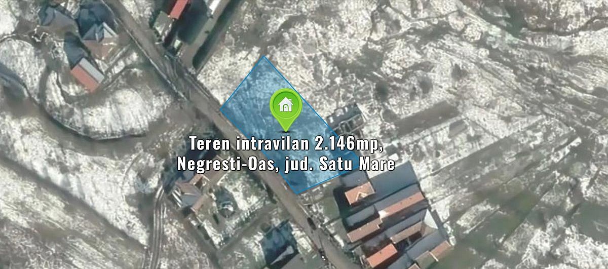 Teren intravilan 2.146mp, Negresti-Oas, jud. Satu Mare