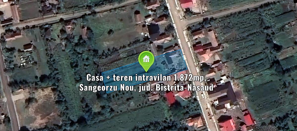 Casa + teren intravilan 1.872mp, Sangeorzu Nou, jud. Bistrita-Nasaud