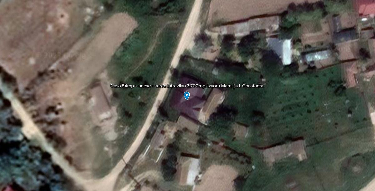 Casa 54mp + anexe + teren intravilan 3.700mp, Izvoru Mare, jud. Constanta