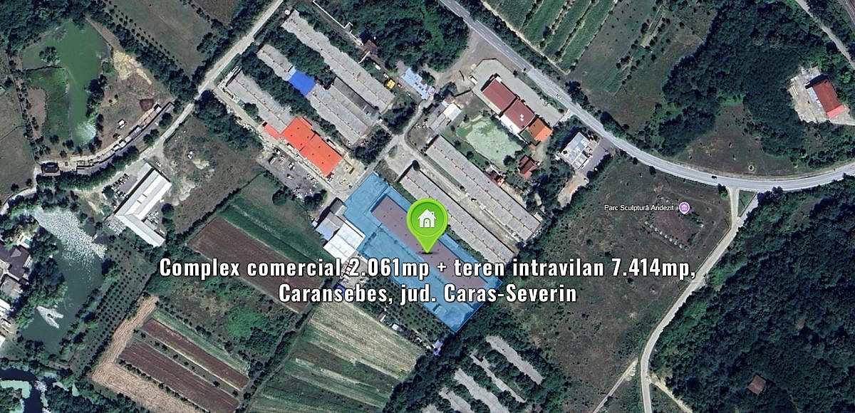 Complex comercial 2.061mp + teren intravilan 7.414mp, Caransebes, jud. Caras-Severin