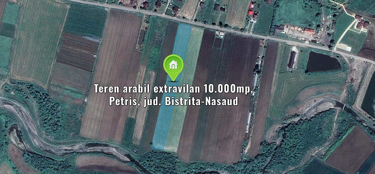 Teren arabil extravilan 10.000mp, Petris, jud. Bistrita-Nasaud