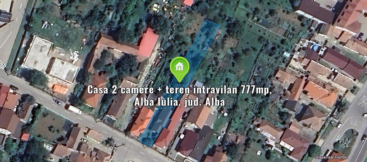 Casa 2 camere + teren intravilan 777mp, Alba Iulia, jud. Alba