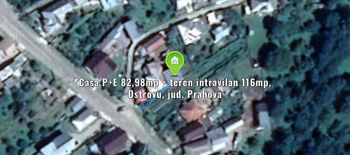 Casa P+E 82,98mp + teren intravilan 116mp, Ostrovu, jud. Prahova