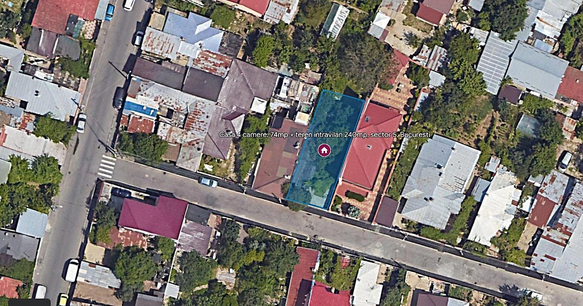 Casa 4 camere, 74mp + teren intravilan 240mp, sector 5, Bucuresti