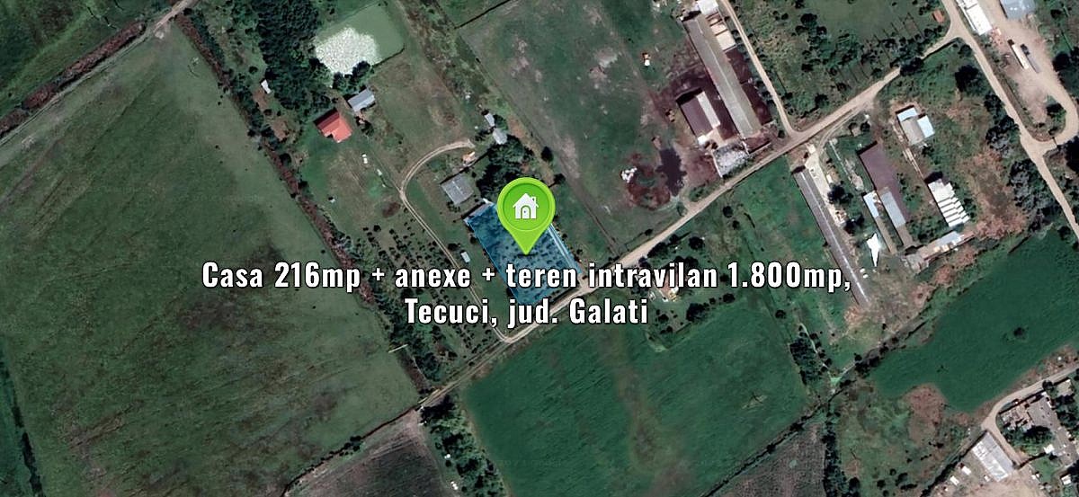 Casa 216mp + anexe + teren intravilan 1.800mp, Tecuci, jud. Galati