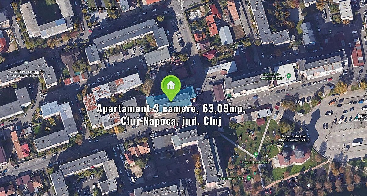 Apartament 3 camere, 63,09mp, Cluj-Napoca, jud. Cluj