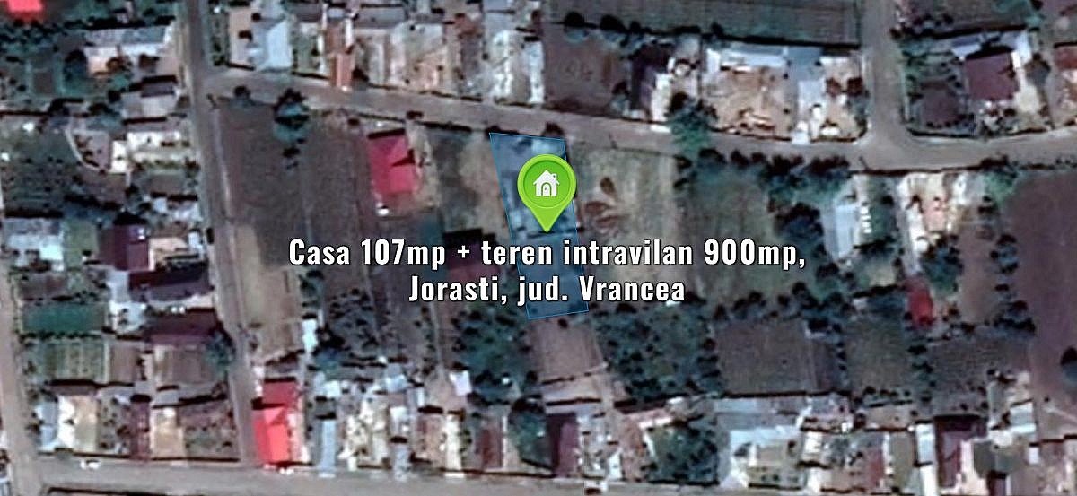 Casa 107mp + teren intravilan 900mp, Jorasti, jud. Vrancea