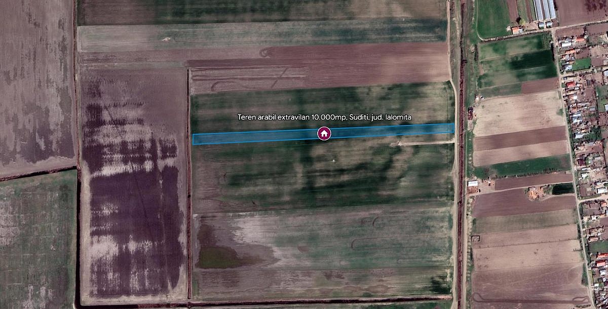 Teren arabil extravilan 10.000mp, Suditi, jud. Ialomita