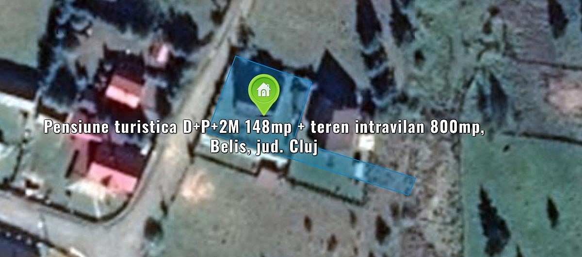 Pensiune turistica D+P+2M 148mp + teren intravilan 800mp, Belis, jud. Cluj