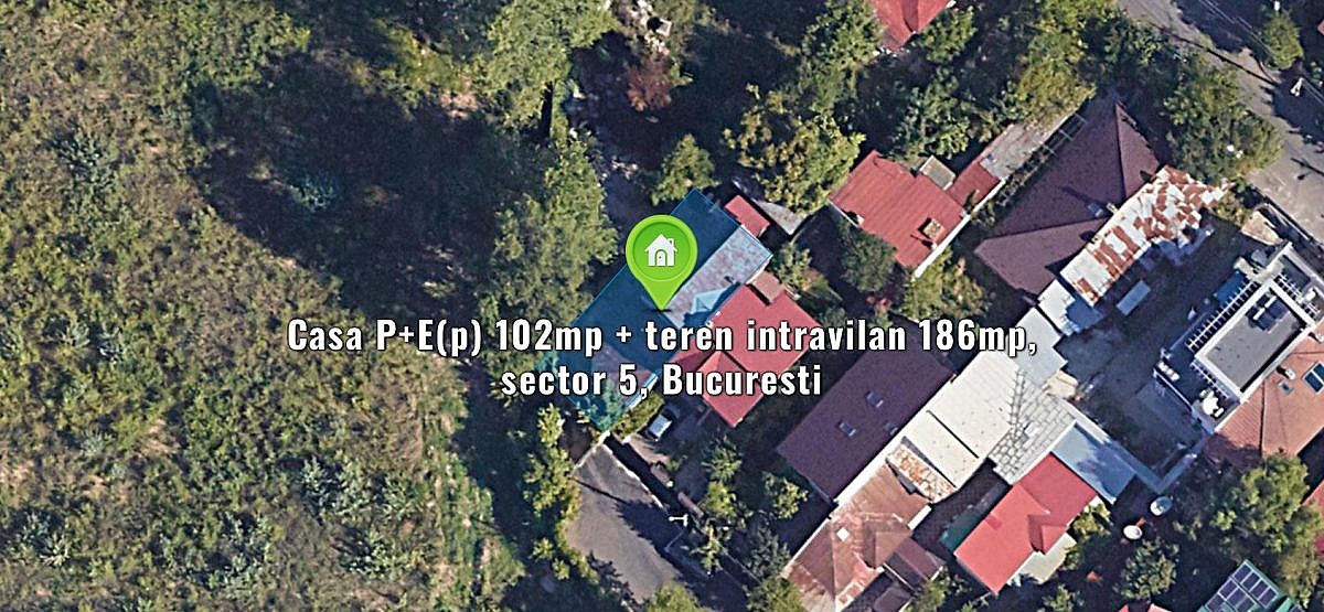 Casa P+E(p) 102mp + teren intravilan 186mp, sector 5, Bucuresti