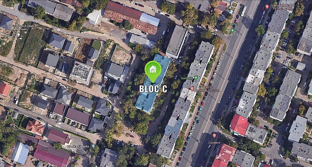 Apartament 2 camere, 38,72mp, Galati, jud. Galati