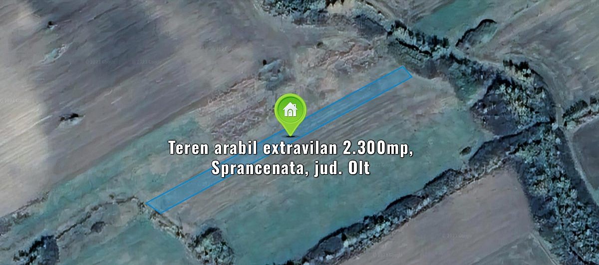 Teren arabil extravilan 2.300mp, Sprancenata, jud. Olt