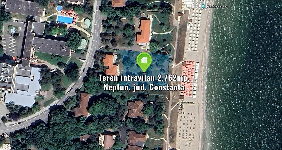 Teren intravilan 2.762mp, Neptun, jud. Constanta