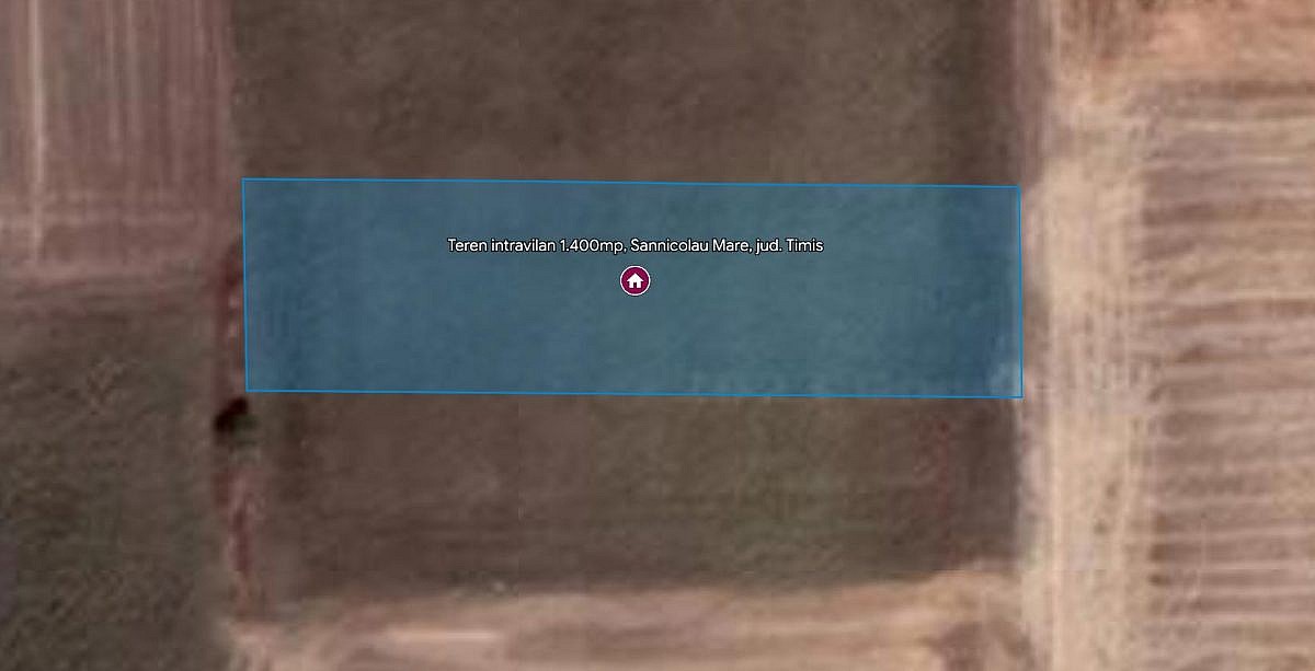 Teren intravilan 1.400mp, Sannicolau Mare, jud. Timis
