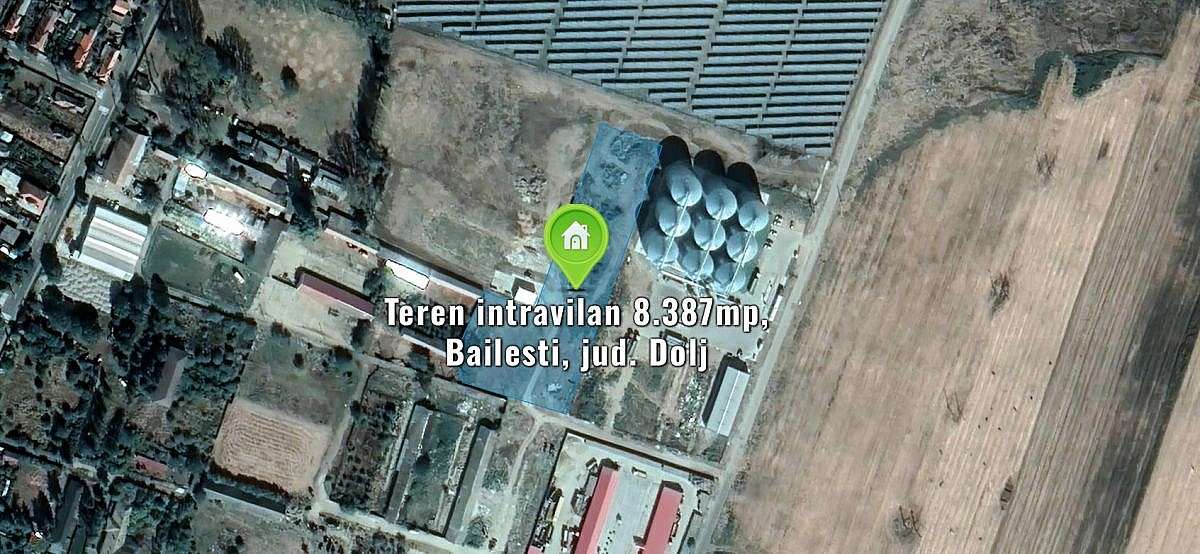 Teren intravilan 8.387mp, Bailesti, jud. Dolj