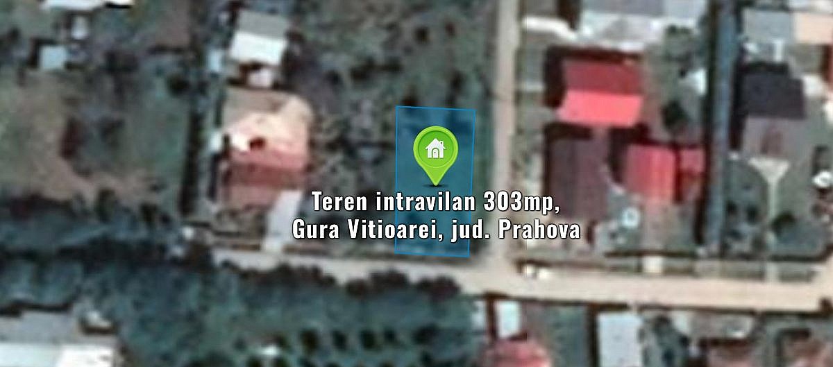 Teren intravilan 303mp, Gura Vitioarei, jud. Prahova