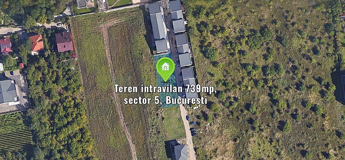 Teren intravilan 739mp, sector 5, Bucuresti