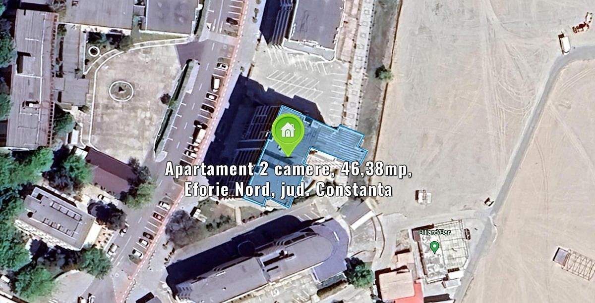 Apartament 2 camere, 46,38mp, Eforie Nord, jud. Constanta