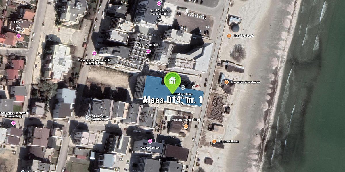 Apartament 2 camere, 54,24mp, Mamaia-Nord, jud. Constanta