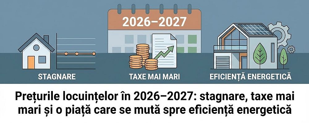 Prețurile locuințelor în 2026–2027: Stagnare, taxe și schimbări majore