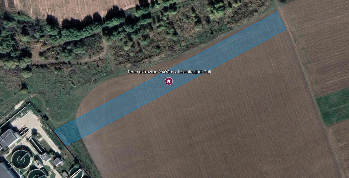 Teren extravilan 9.400mp, Ieselnita, jud. Dolj