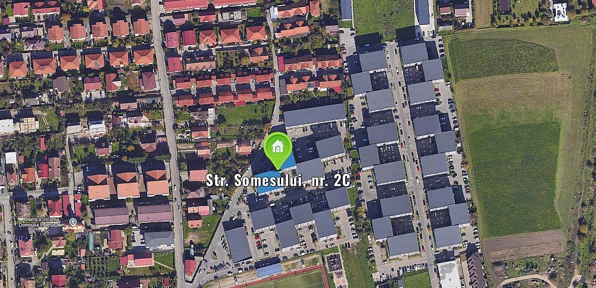 Apartament 3 camere, 76,32 mp + loc de parcare, Floresti, jud. Cluj