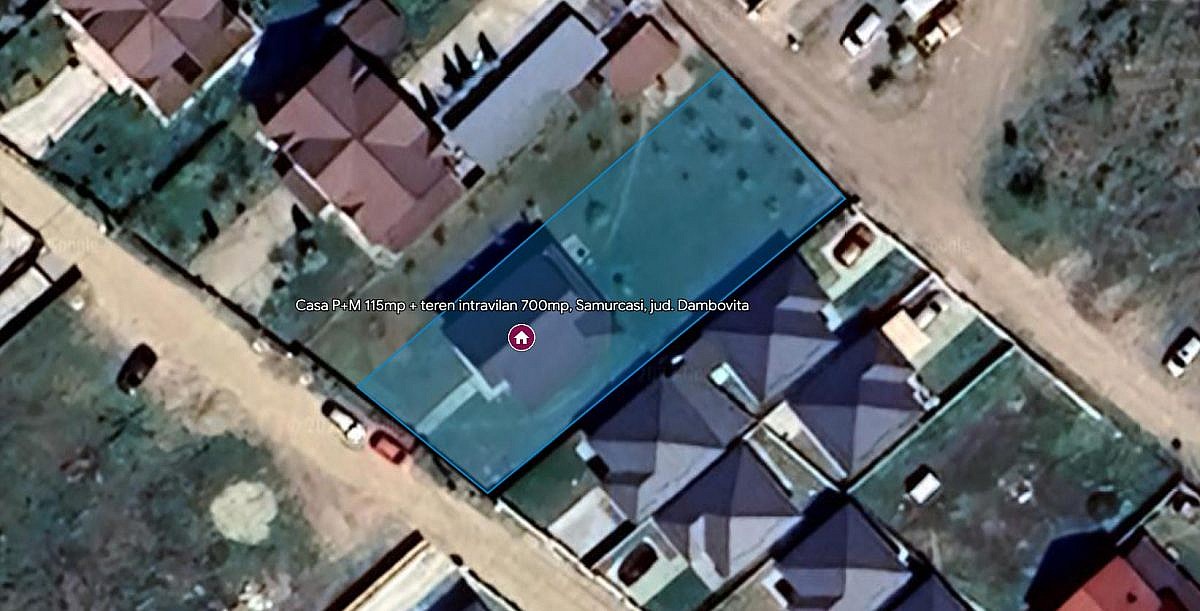 Casa P+M 115mp + teren intravilan 700mp, Samurcasi, jud. Dambovita