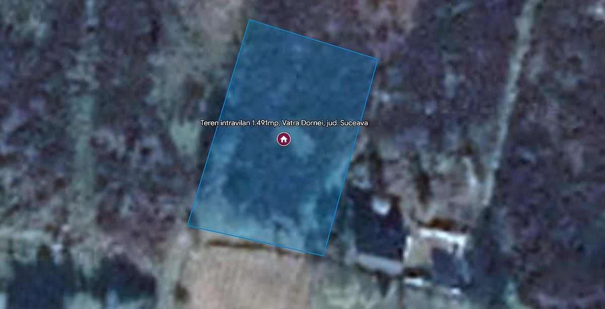 Teren intravilan 1.491mp, Vatra Dornei, jud. Suceava