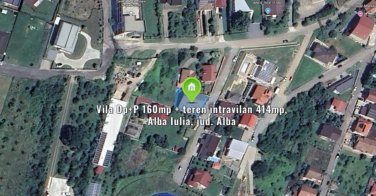 Vila Dp+P 160mp + teren intravilan 414mp, Alba Iulia, jud. Alba